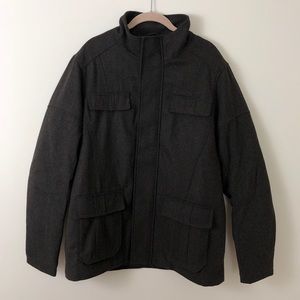 NWT Black by Buckle BROWN Kevin Jacket Wool Blend